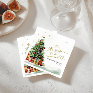 Serviette En Papier C'est la Saison de se Marier : Fête de Mariée