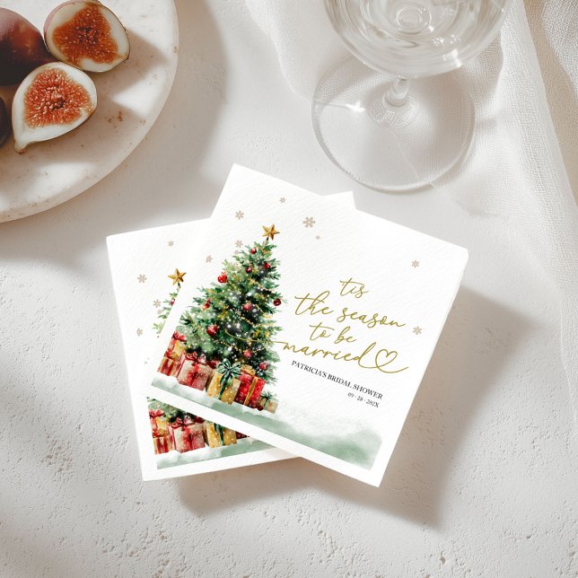 Serviette En Papier C'est la Saison de se Marier : Fête de Mariée (Créateur téléchargé)