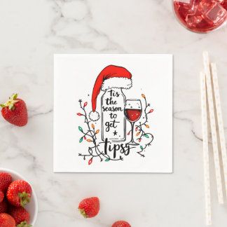 Serviette En Papier C'est la saison de se soûler 