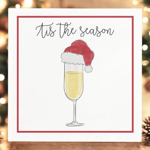 Serviette En Papier C'est la saison de vacances Champagne Prosecco Fro