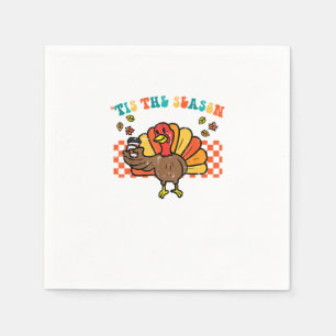 Serviette En Papier C'est la saison dinde café de Thanksgiving automne