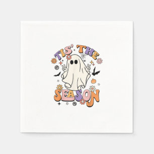 Serviette En Papier C'Est La Saison Retro Halloween Party Funny Minima