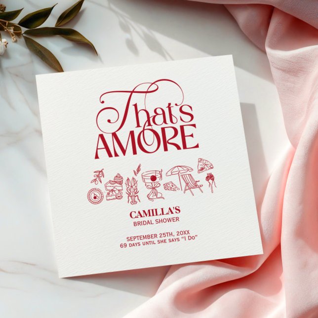 Serviette En Papier C'est l'Amour Mariage Dessiné à la Main (Créateur téléchargé)