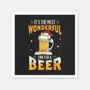 Serviette En Papier C'Est Le Moment Le Plus Merveilleux Pour Un Noël D