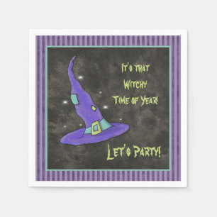Serviette En Papier C'est l'Halloween de l'année en sorcière