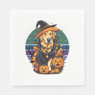 Serviette En Papier C'est mon costume de papa chien effrayant Hallowee