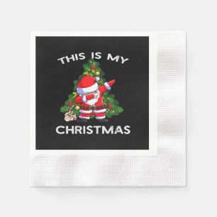 Serviette En Papier C'est mon Noël drôle de Père Noël