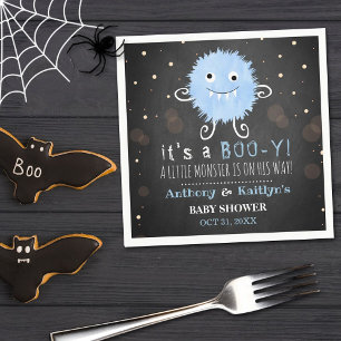 Serviette En Papier C'est un boo-y ! Baby shower d'Halloween de Little