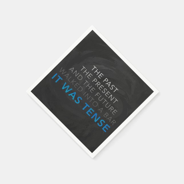 Serviette En Papier C'Était Tense (Coin)