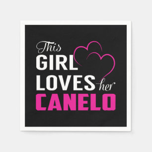 Serviette En Papier Cette Fille Aime Son CANELO Classique