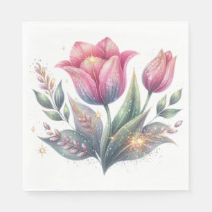 Serviette En Papier Cette magnifique fleur de Tulipe