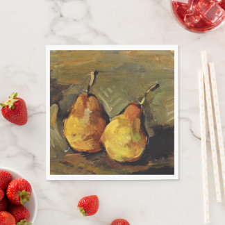 Serviette En Papier Cezanne - Deux poires
