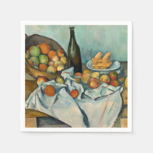 Serviette En Papier Cezanne Panier Pommes Impressionnisme Art