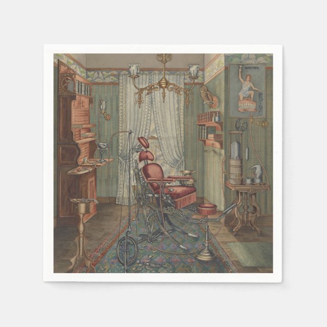 Serviette En Papier Chaise dentaire Salle d'opération Bureau des denti (Devant)