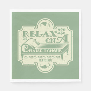 Serviette En Papier Chaise Longue