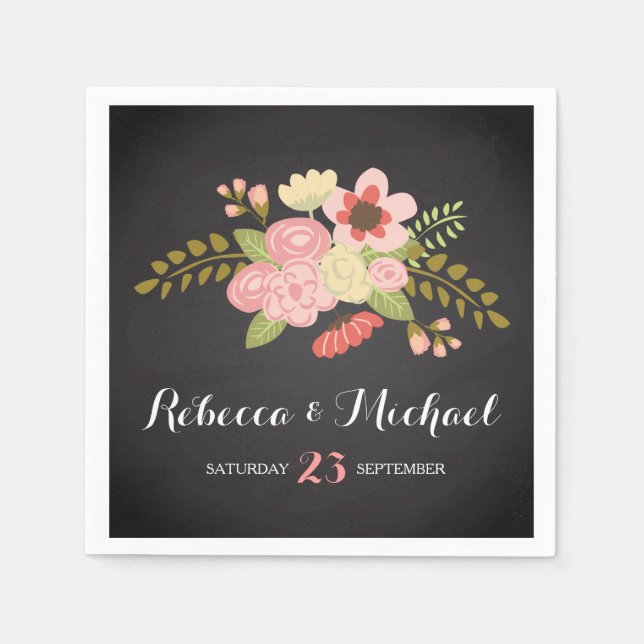 Serviette En Papier Chalet Botanique (Devant)