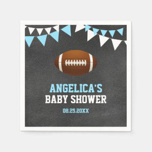 Serviette En Papier Chalkboard Sports FOOTBALL Thème Baby shower