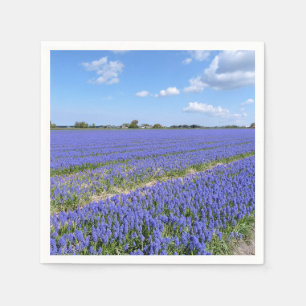 Serviette En Papier Champ de Hyacinthes