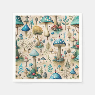 Serviette En Papier Champignons Fairyland