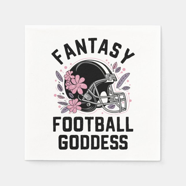 Serviette En Papier Championnat d'Imaginaire de football Goddess Sport (Devant)