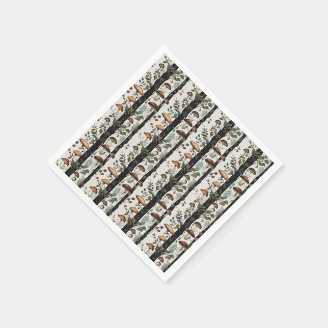 Serviette En Papier Champs de champignon (Coin)