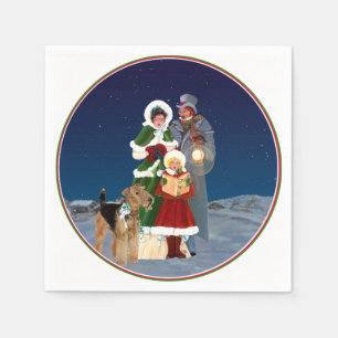 Serviette En Papier Chants de Noël