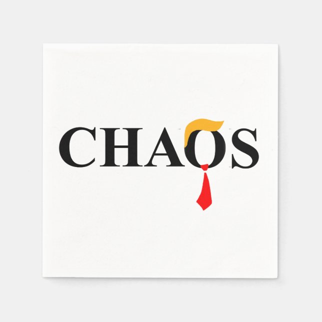 Serviette En Papier Chaos (Devant)