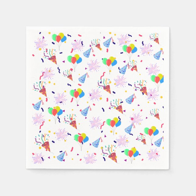 Serviette en papier Chapeau de fête (Devant)