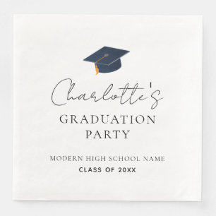Serviette En Papier Chapeau de remise des diplômes professionnel et él