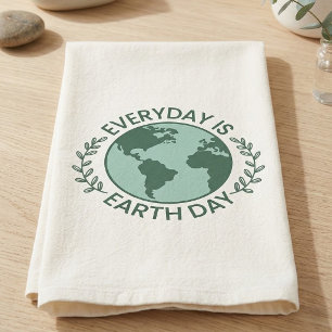 Serviette En Papier Chaque Jour Est Le Jour De La Terre - Amoureux De