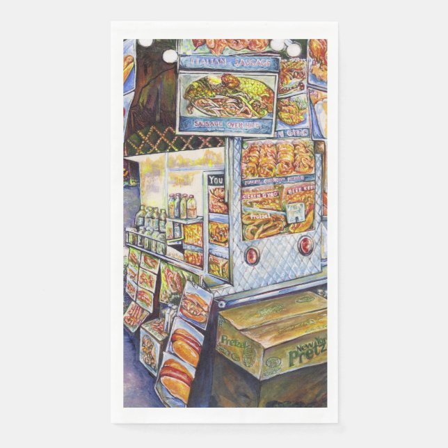 Serviette En Papier Charge de travail artistique extraordinaire (Devant)