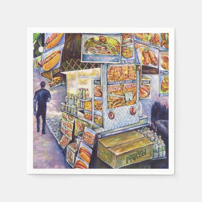 Serviette En Papier Charge de travail artistique extraordinaire (Devant)