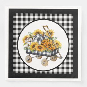 Serviette En Papier Chariot de campagne