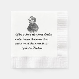 Serviette En Papier Charles Dickens Notre Citation D'Ami Mutuel