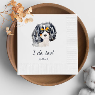 Serviette En Papier Charles Spaniel Chien Personnalisé Je Fais Aussi