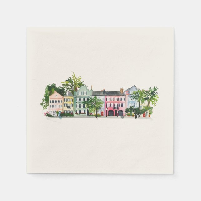 Serviette En Papier Charleston Caroline du Sud (Devant)