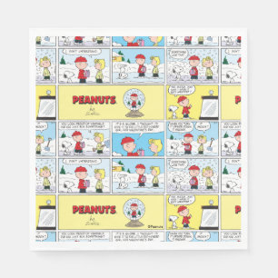 Serviette En Papier Charlie Brown   Boule à neige