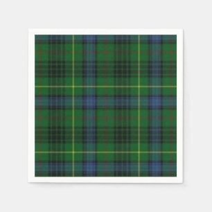 Serviette En Papier Chasse Stuart Tartan écossais