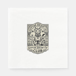 Serviette En Papier Chat ancien égyptien drôle Graphique - Égyptien
