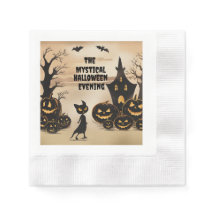 Chat d'Halloween et Maison hantée