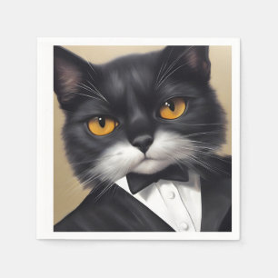 Serviette En Papier Chat intelligent