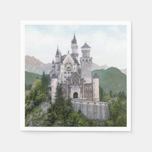 Serviette En Papier Château allemand Fairytale