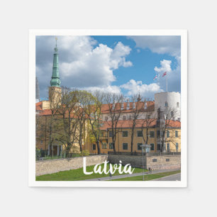 Serviette En Papier Château de Riga à Riga, Lettonie