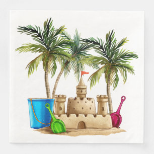 Serviette En Papier Château de Sable