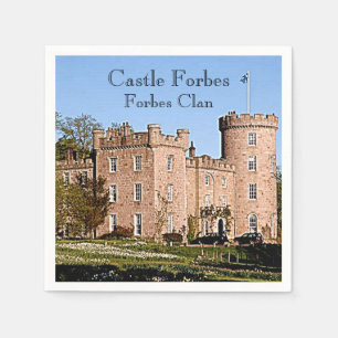 Serviette En Papier Château Forbes - Forbes Clan