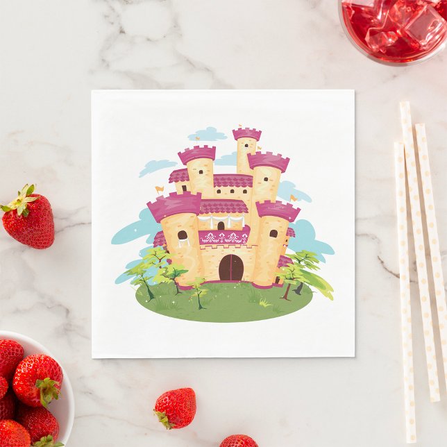 Serviette En Papier Château Palais (Créateur téléchargé)
