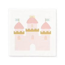 Château Princess Anniversaire Napkin
