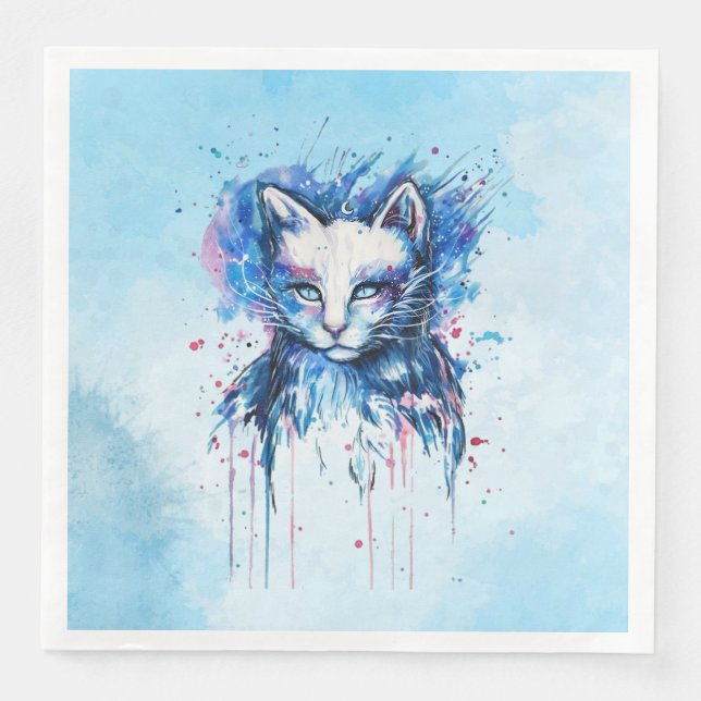 Serviette En Papier Chaton (Devant)