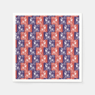 Serviette En Papier Chats