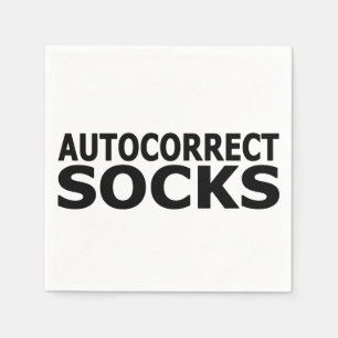 Serviette En Papier Chaussettes de correction automatique